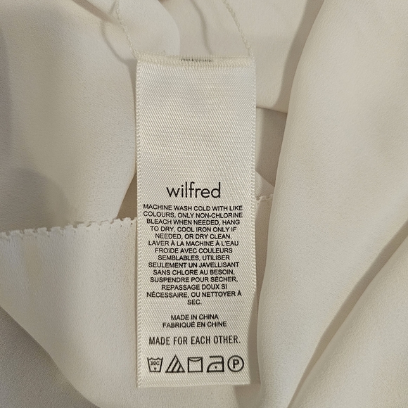 ARITZIA | Wilfred Midi Dress. Cream color. Sz S. - Picture 15 of 15